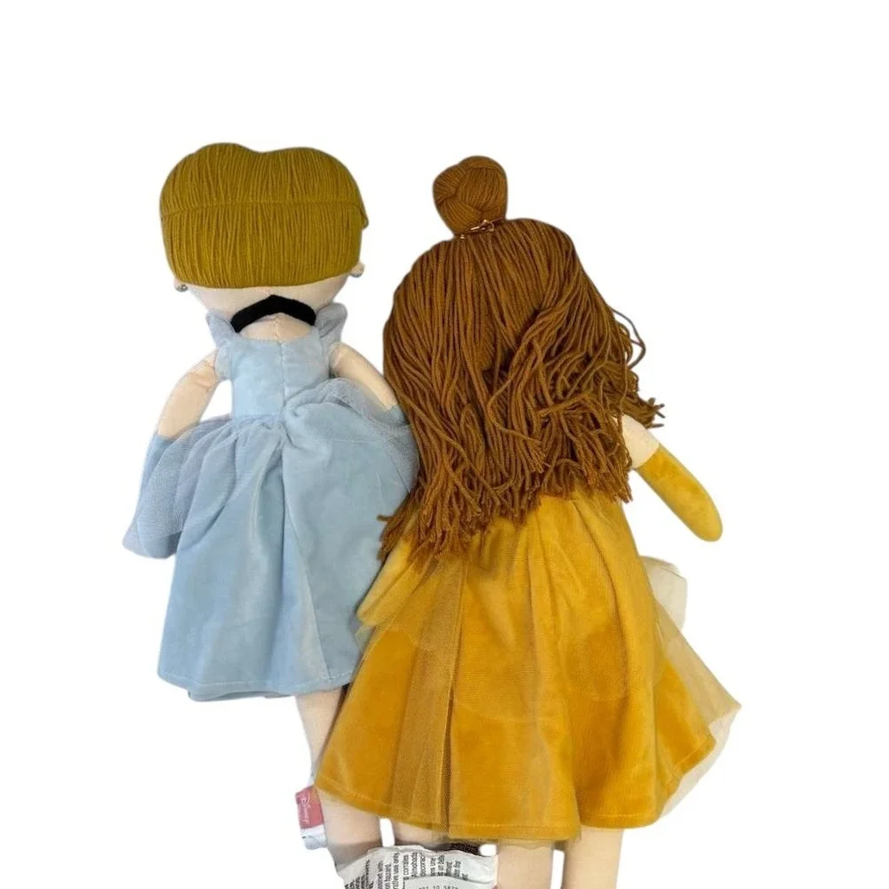 Princess Belle And Cinderella Dolls-The Disney‎ Collection by Pillowfort (NWT)